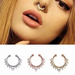 Faux Septum Ring Body Piercing Nose Ring